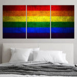 LGBT Gay Rainbow Flag Wall Art-Stunning Canvas Prints