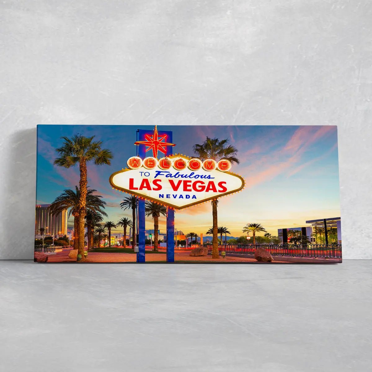 Welcome To Fabolous Las Vegas Wall Art Canvas-Stunning Canvas Prints