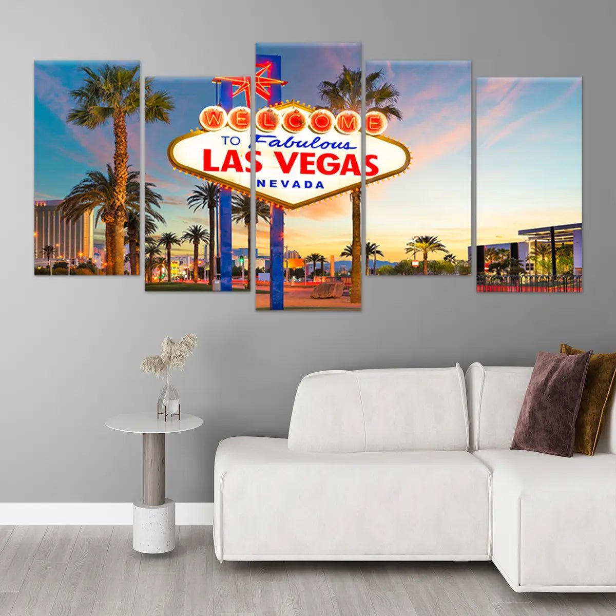 Welcome To Fabolous Las Vegas Wall Art Canvas-Stunning Canvas Prints