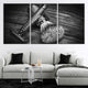 Monochrome Tools For Hair Wall Art Canvas Print-Stunning Canvas Prints