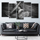 Monochrome Tools For Hair Wall Art Canvas Print-Stunning Canvas Prints