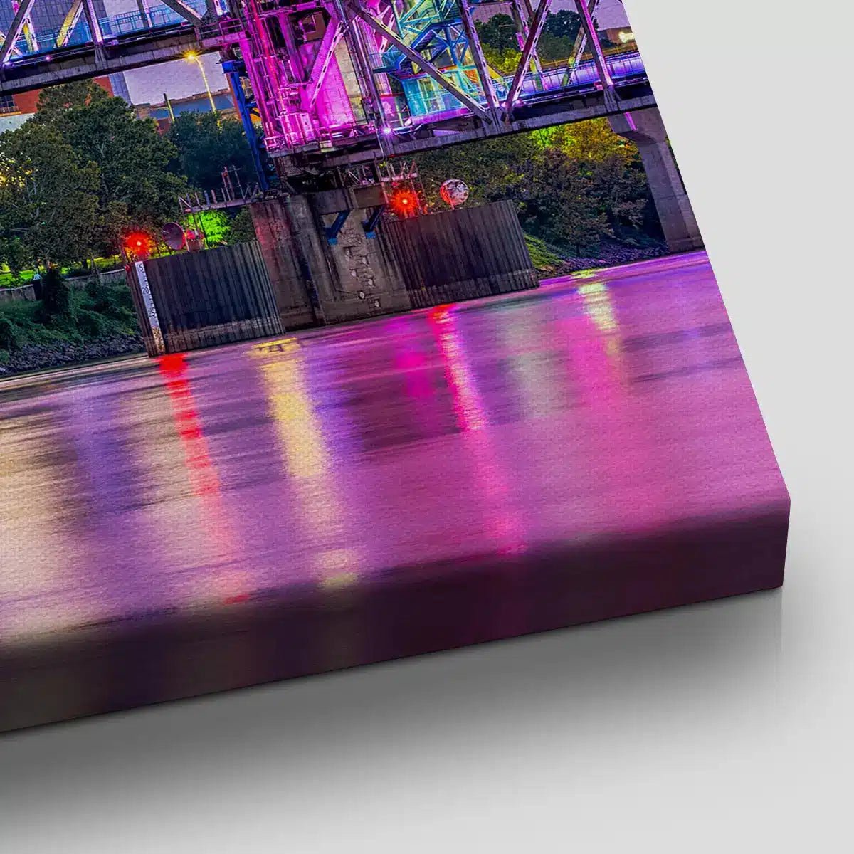Little Rock Skyline Wall Art Canvas-Stunning Canvas Prints
