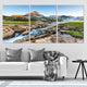 Glacier Mountain Wall Art Canvas-Stunning Canvas Prints