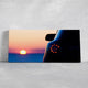 Car Silhouette at Sunset Wall Art-Stunning Canvas Prints