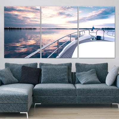 Luxury Yacht Deck Wall Art-Stunning Canvas Prints