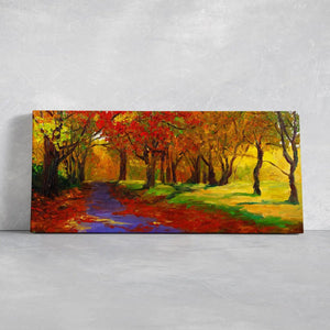 Fall Forest Wall Art Canvas Print-Stunning Canvas Prints