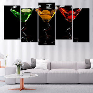 Martini Cocktails Wall Art Canvas Print-Stunning Canvas Prints