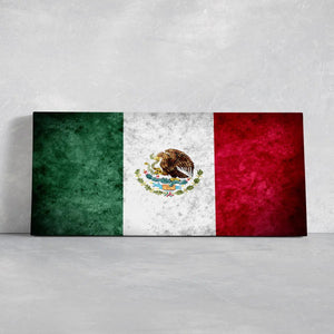 Mexican Flag Wall Art Canvas Print-Stunning Canvas Prints