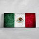 Mexican Flag Wall Art Canvas Print-Stunning Canvas Prints