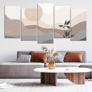 Mid Century Sunset Boho Wall Art-Stunning Canvas Prints
