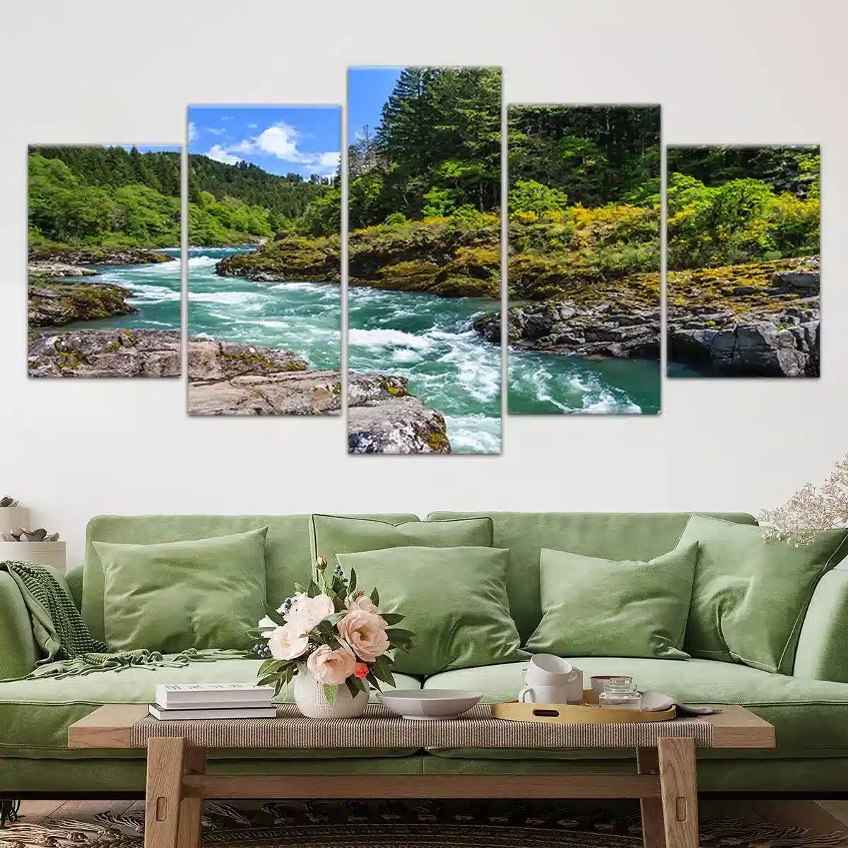 Mountain River Wall Art-Stunning Canvas Prints