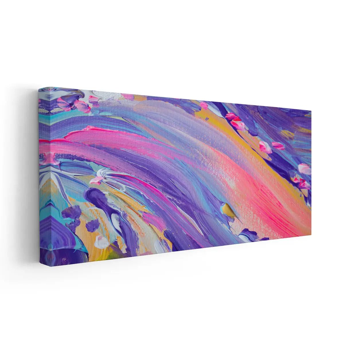 Abstract Purple Wave Wall Art Canvas-Stunning Canvas Prints