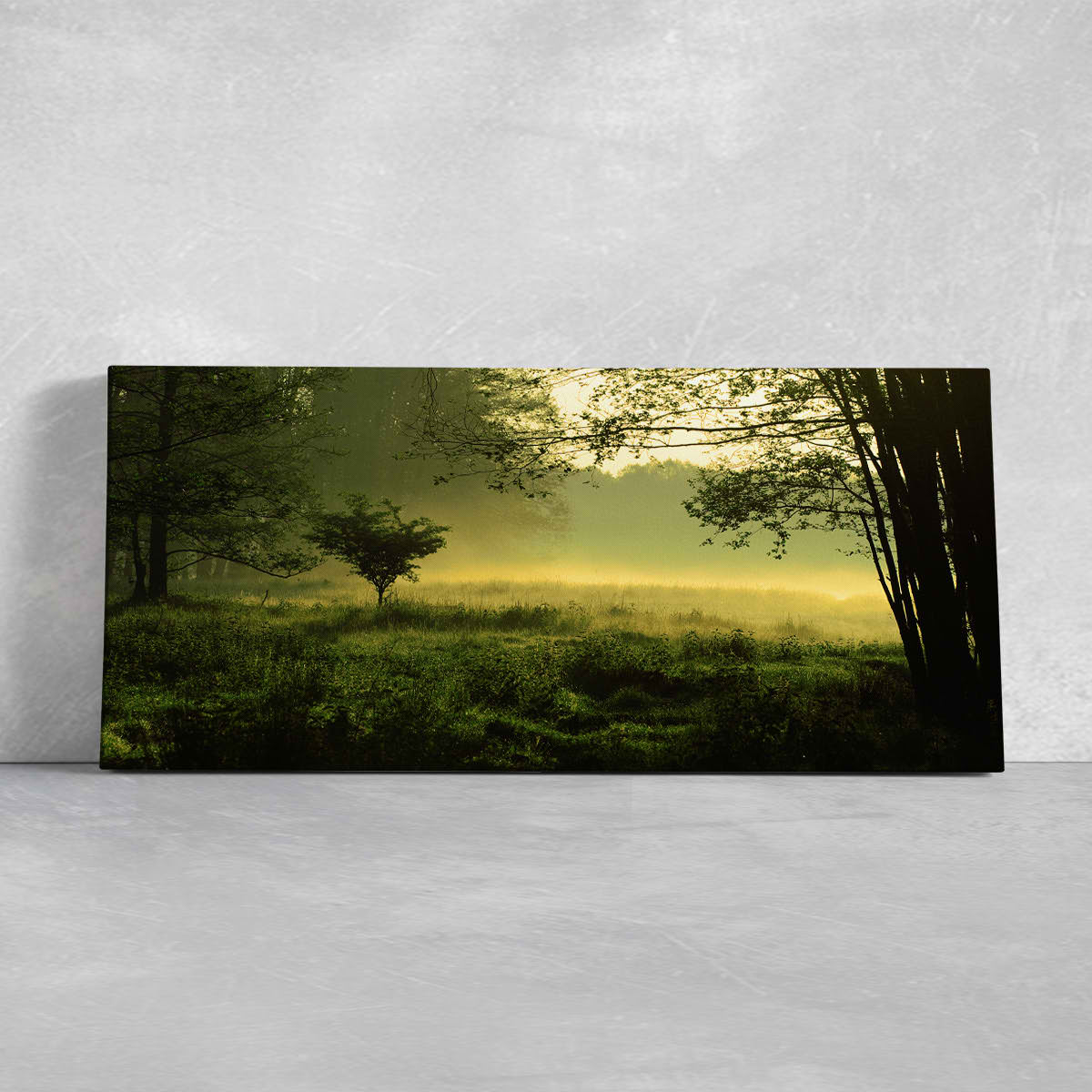 Green Forest Wall Art Canvas-Stunning Canvas Prints