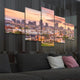 New Orleans At Sunset Skyline Wall Art Canvas-Stunning Canvas Prints