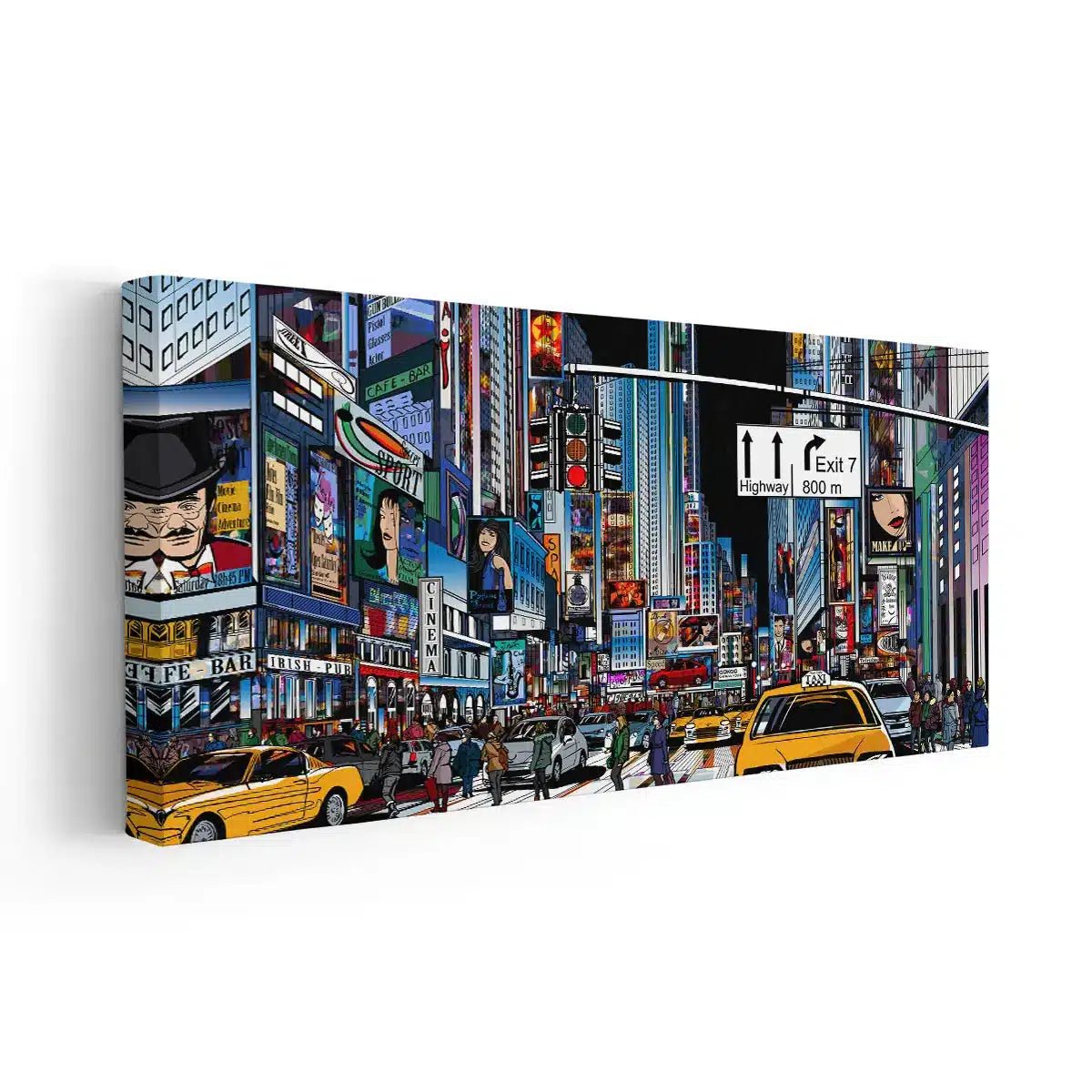 New York City Pop Art Canvas-Stunning Canvas Prints