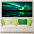 Northern Lights Above Lagoon Canvas Wall Art