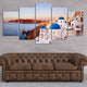 Santorini Skyline Wall Art Canvas-Stunning Canvas Prints