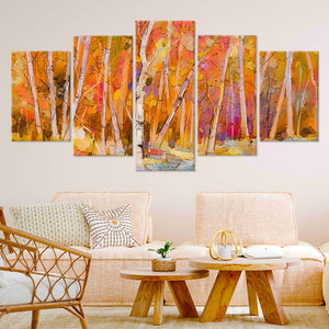 Watercolor Forest Wall Art Canvas-Stunning Canvas Prints