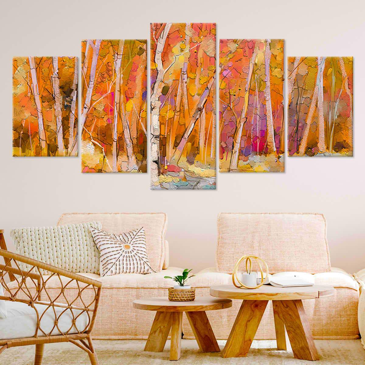 Watercolor Forest Wall Art Canvas-Stunning Canvas Prints