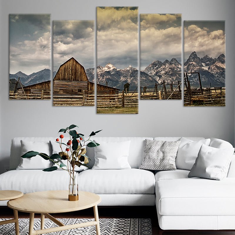 Rustic Barn Wall Art Canvas Print