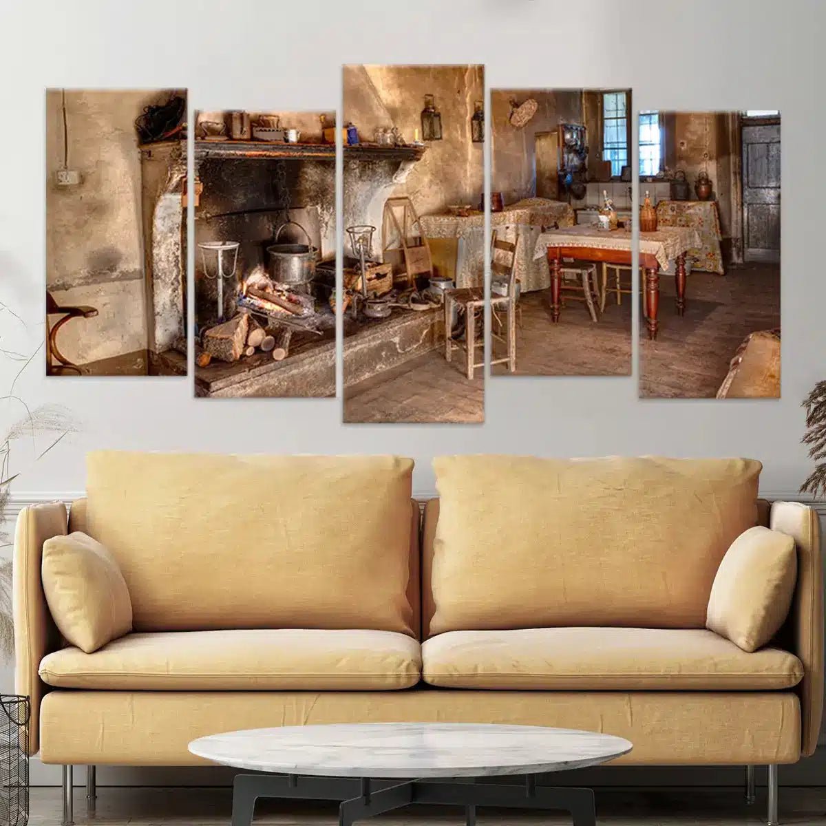 Rustic Farmhouse Kitchen Wall Art Canvas Print-Stunning Canvas Prints
