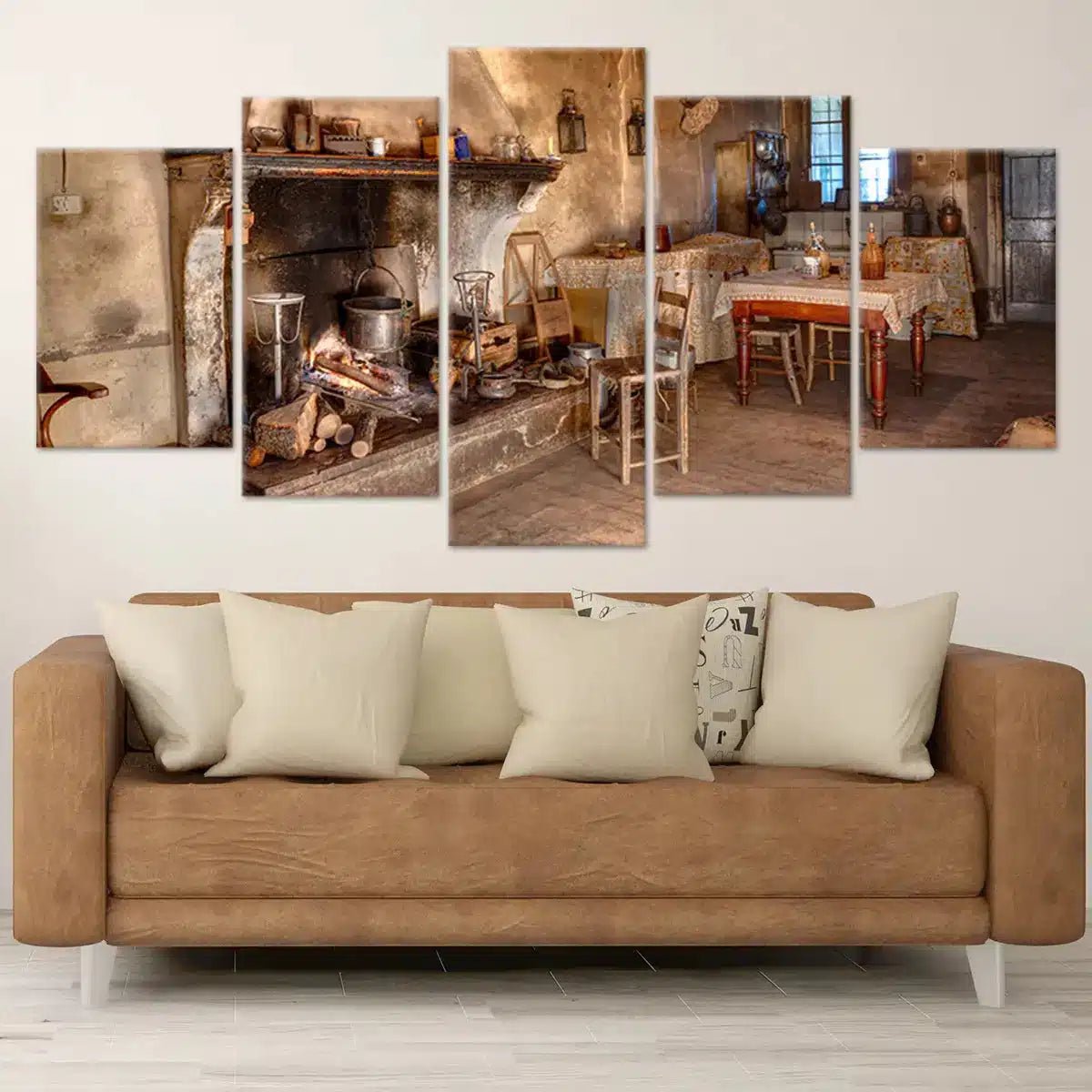 Rustic Farmhouse Kitchen Wall Art Canvas Print-Stunning Canvas Prints