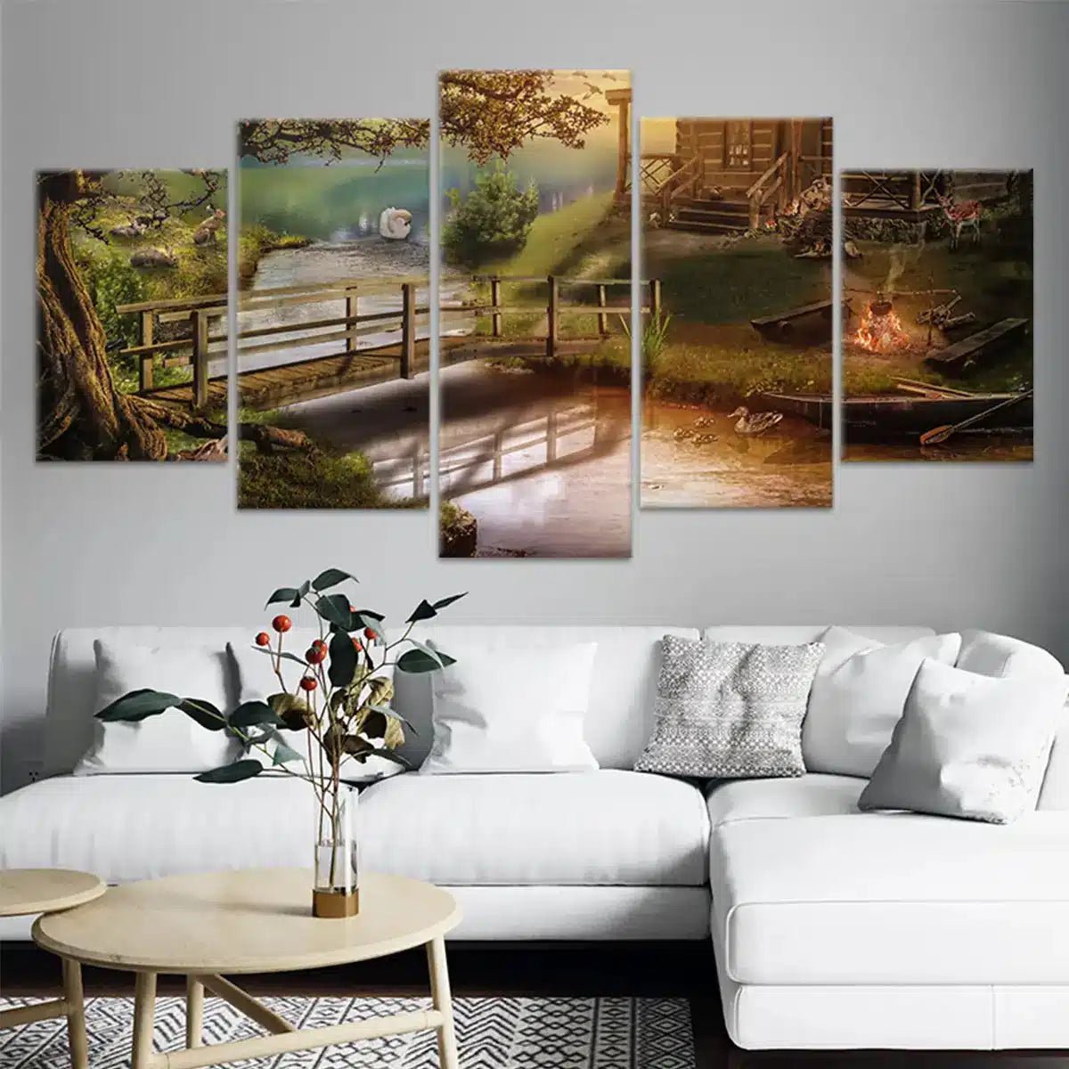 Old Cabin Wall Art Canvas-Stunning Canvas Prints