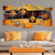 Orange And Black Abstract Wall Art-Stunning Canvas Prints