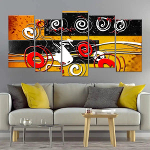 Spiral Patterns Abstract Wall Art Canvas-Stunning Canvas Prints