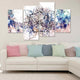 Abstract Floral Mandala Wall Art-Stunning Canvas Prints