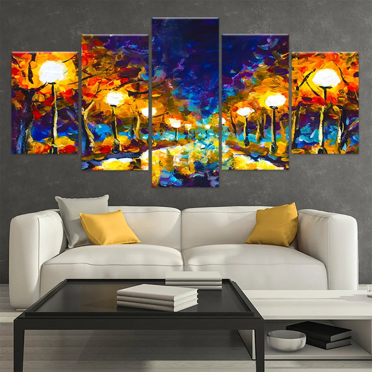 Colorful Night Wall Art Canvas Print-Stunning Canvas Prints