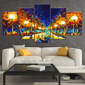Colorful Night Wall Art Canvas Print-Stunning Canvas Prints