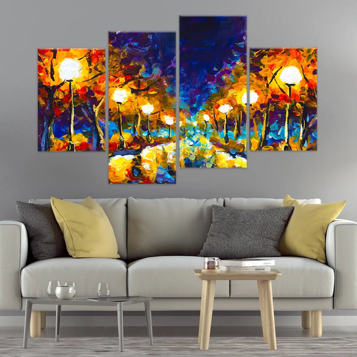 Colorful Night Wall Art Canvas Print-Stunning Canvas Prints