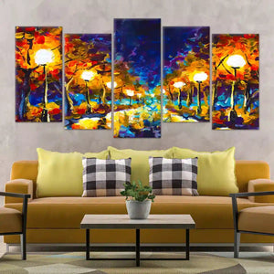Colorful Night Wall Art Canvas Print-Stunning Canvas Prints