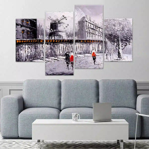 Paris Street Wall Art Canvas-Stunning Canvas Prints