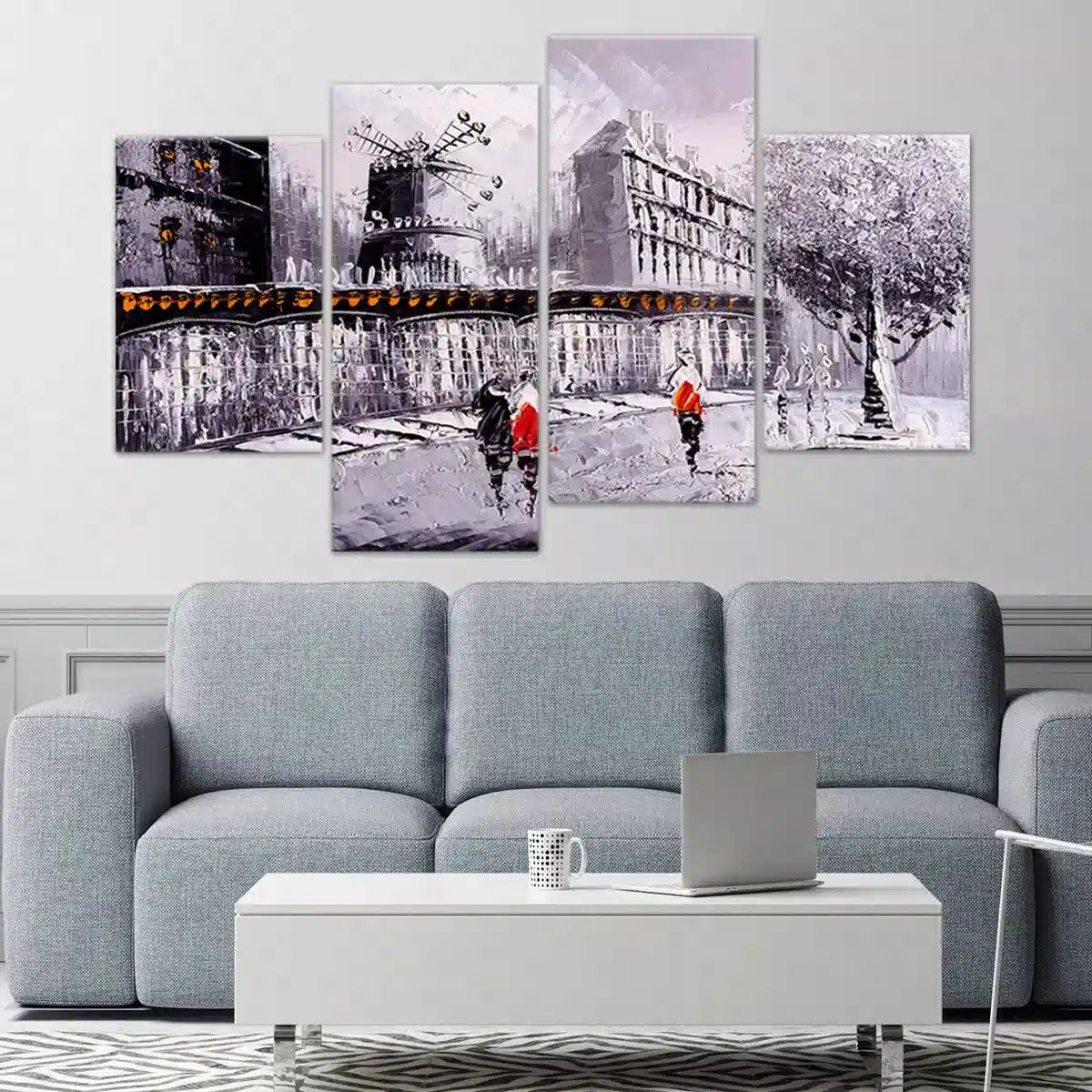 Paris Street Wall Art Canvas-Stunning Canvas Prints