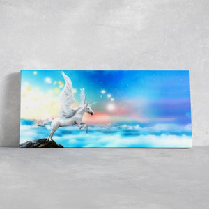 Pegasus Unicorn Wall Art Canvas Print For Nursery Wall Decor-Stunning Canvas Prints
