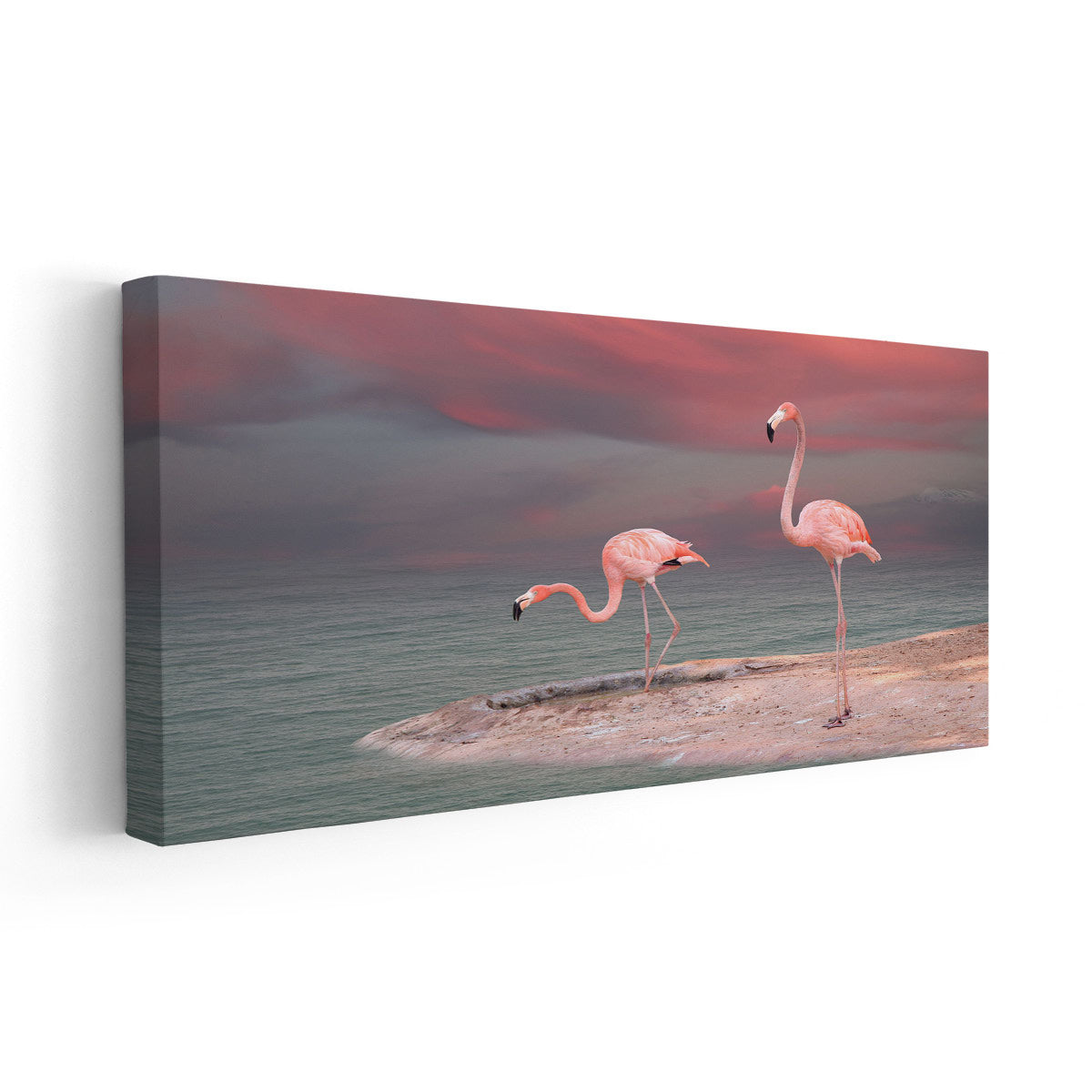 Summer Flamingo Wall Art Canvas-Stunning Canvas Prints