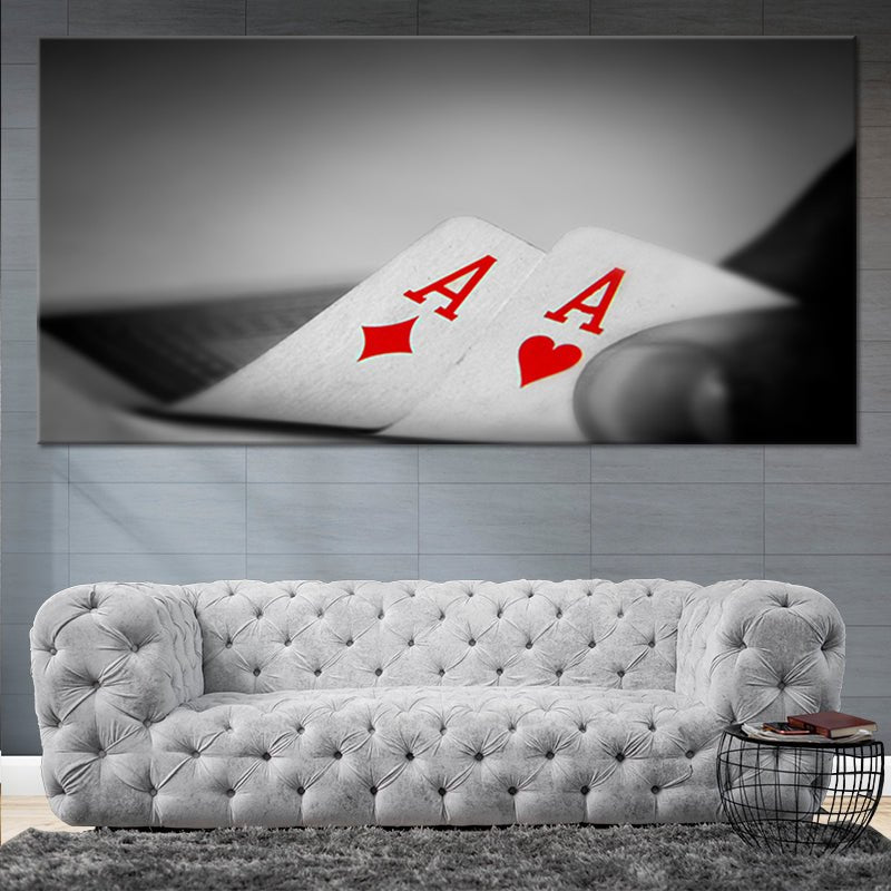 Poker Aces Wall Art Canvas Print-Stunning Canvas Prints