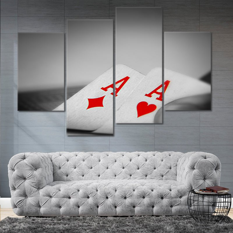 Poker Aces Wall Art Canvas Print-Stunning Canvas Prints