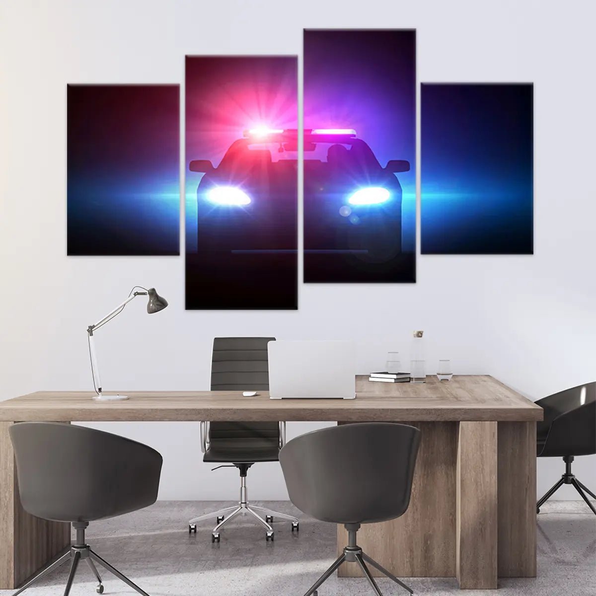 Law Enforcement Police Car Wall Art Canvas Print-Stunning Canvas Prints