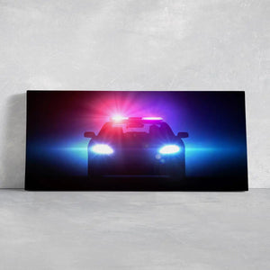 Law Enforcement Police Car Wall Art Canvas Print-Stunning Canvas Prints
