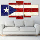 Puerto Rico Flag Wall Art Canvas Print-Stunning Canvas Prints
