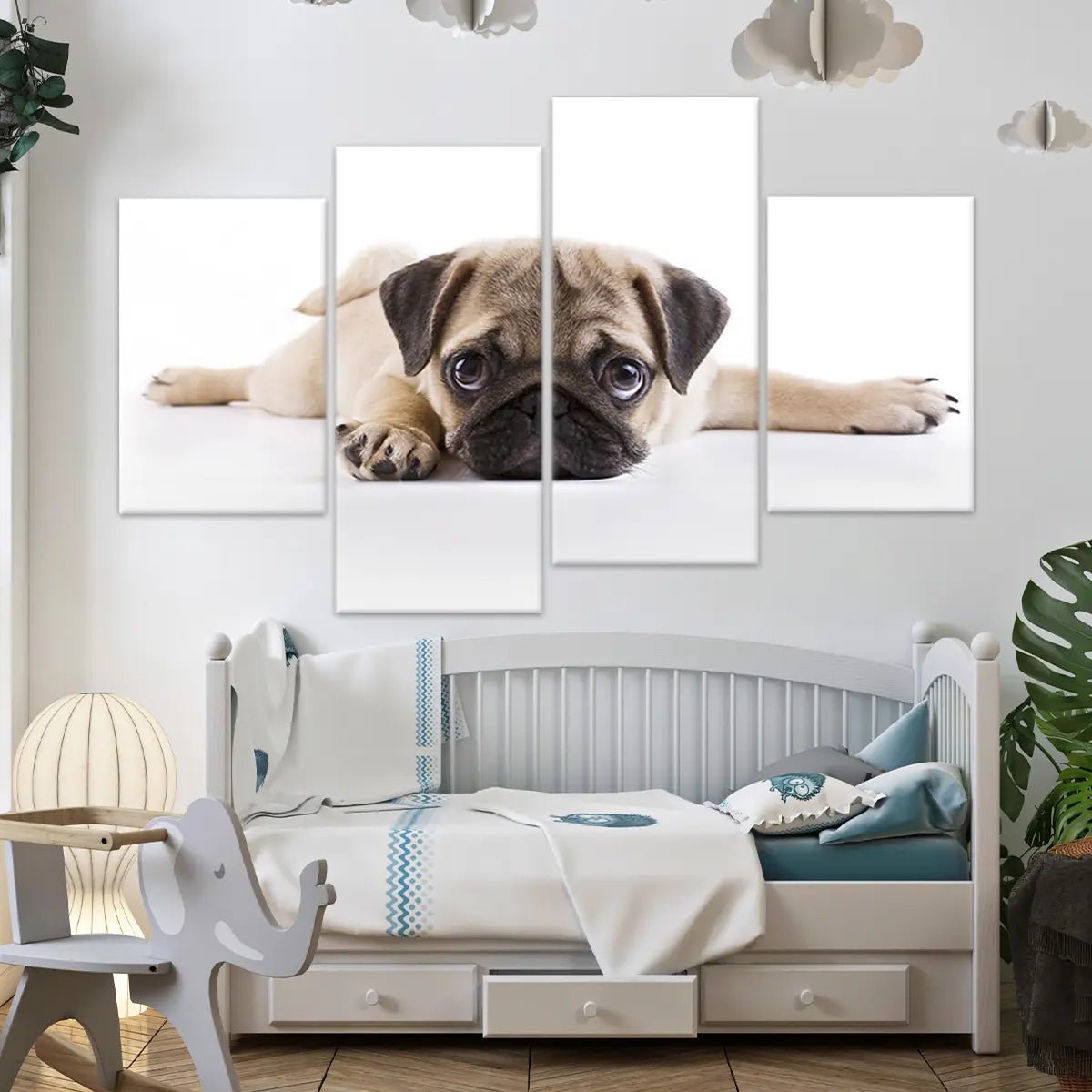 Puppy Pug Wall Art Canvas Print-Stunning Canvas Prints