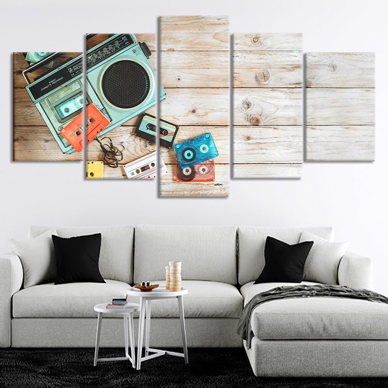 Vintage Boombox Wall Art Canvas Print-Stunning Canvas Prints