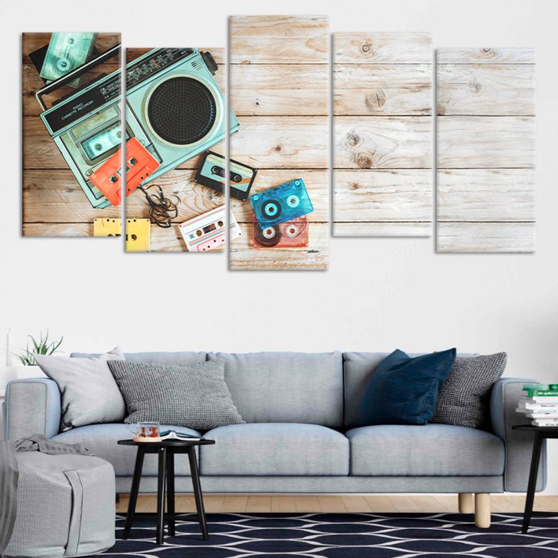 Vintage Boombox Wall Art Canvas Print-Stunning Canvas Prints