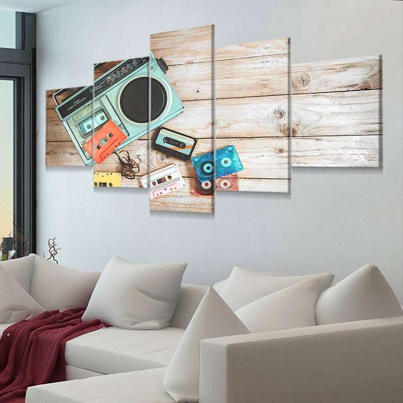 Vintage Boombox Wall Art Canvas Print-Stunning Canvas Prints