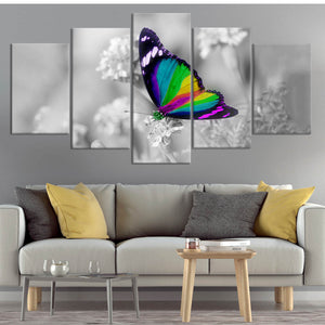 Rainbow Butterfly Wall Art Canvas-Stunning Canvas Prints