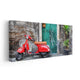 Red Vespa Scooter Wall Art Canvas Print-Stunning Canvas Prints