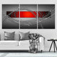 Red and Grey Abstract Wall Art For Living Room-Stunning Canvas Prints